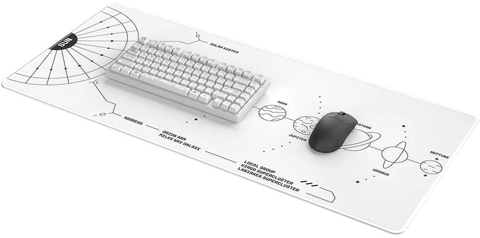 Kilimėlis Dark Project Tamsus Terra Nova Baltas XL projektas