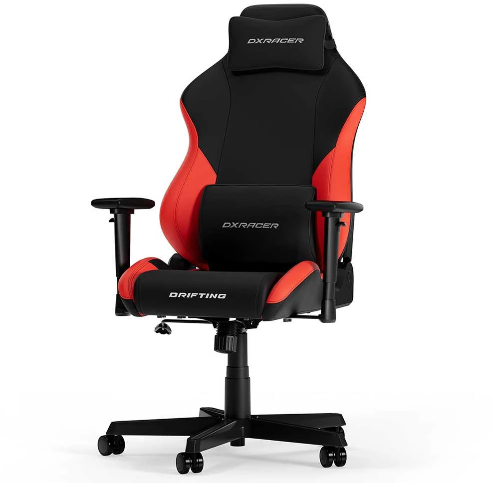 DXRACER DRIFTING L juoda/raudona ergonominė kėdė (epu oda)