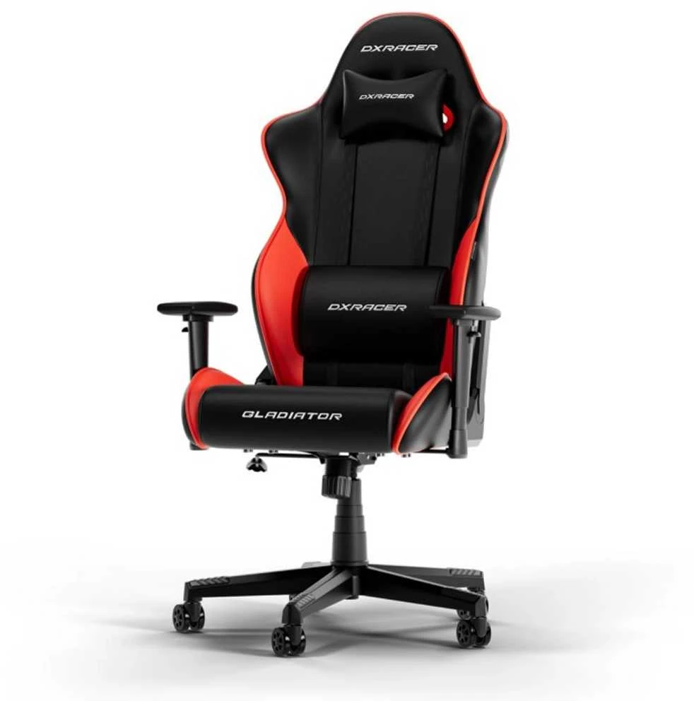 DXRACER Gladiator Series L N23 juodai-raudona ergonominė kėdė