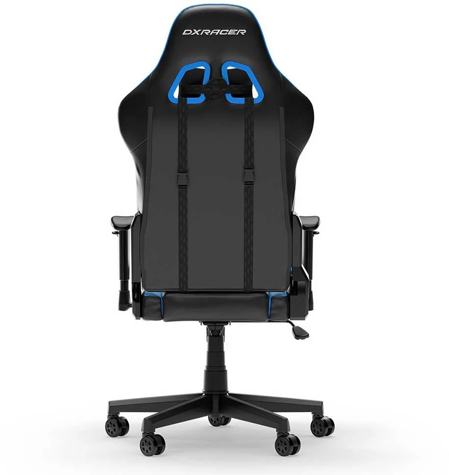 DXRACER Prince Series L juoda - mėlyna dirbtinės PVC odos ergonominė kėdė (F24-LTC-NB)
