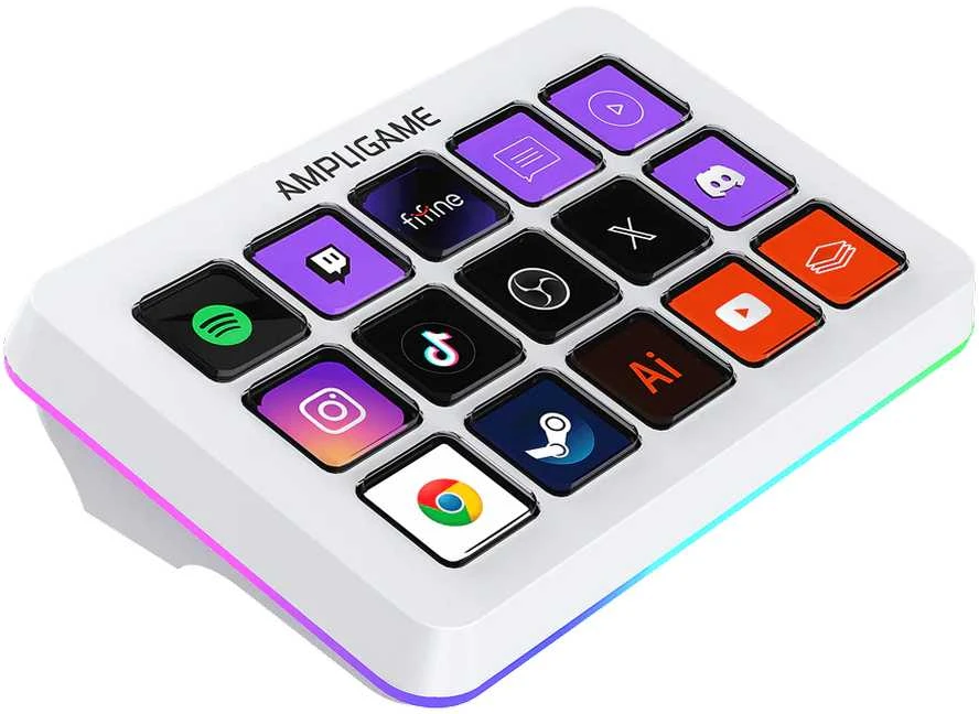 FIFINE Ampligame D6 Stream Deck Baltas