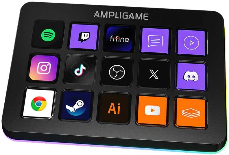 FIFINE AmpliGame D6 Stream Valdiklis | 15 keys