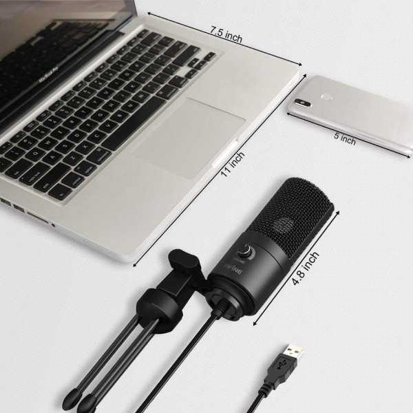 Mikrofonas FIFINE K669B USB
