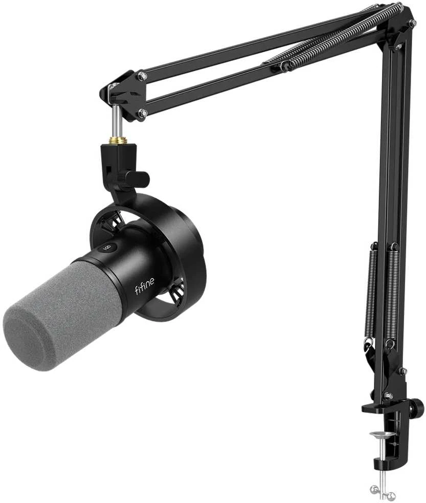 FIFINE K688CT laidinis dinaminis mikrofonas su stovu | USB/XLR