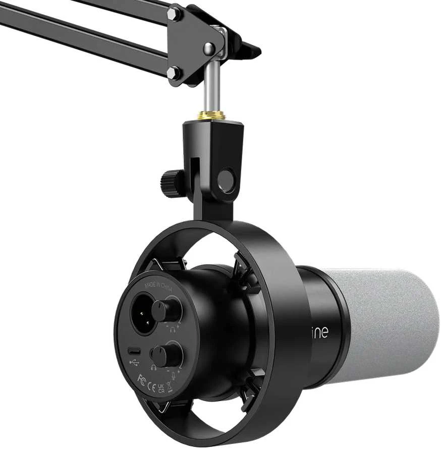 FIFINE K688CT laidinis dinaminis mikrofonas su stovu | USB/XLR