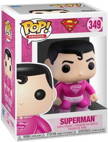 Funko POP! Heroes: DC Breast Cancer Awareness - Superman (Rožinė) Vinyl Figure