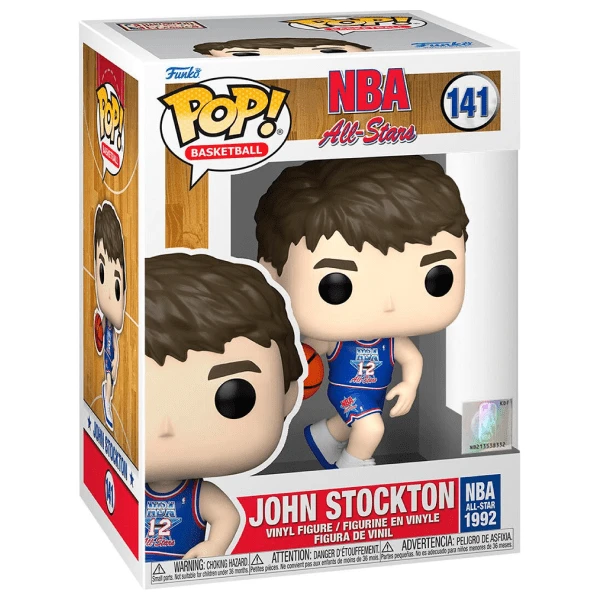 Funko POP! NBA: Legends - John Stockton, Mėlyna All Star Uni 1992