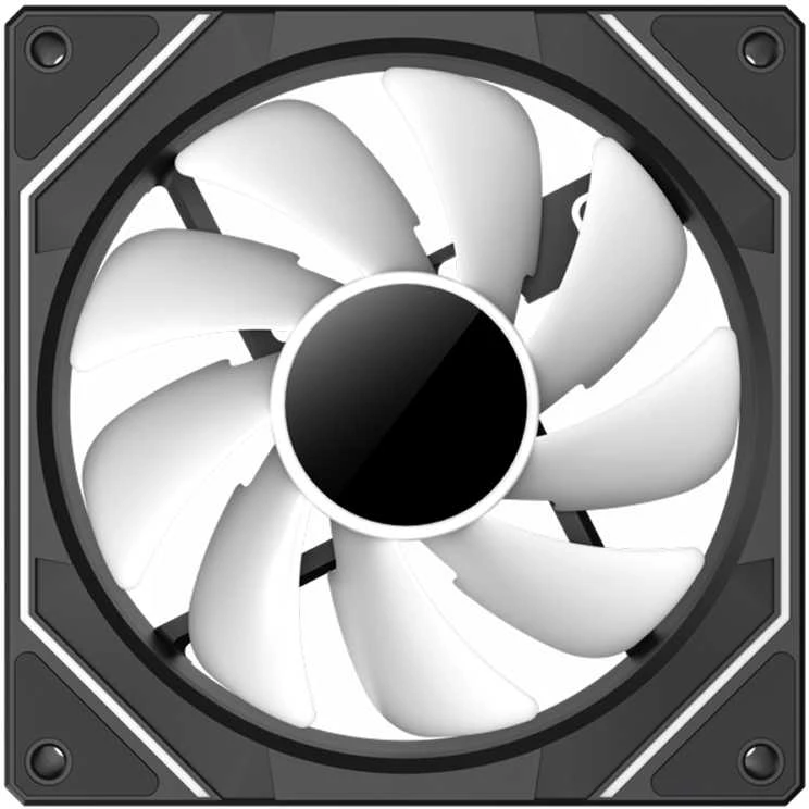 Gamemax Case Fan | FN12A-S8I | Juodas