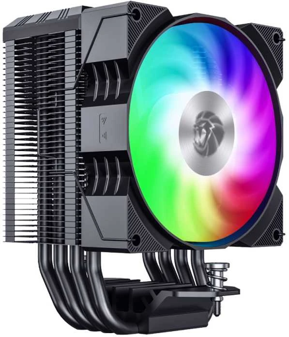 Gamemax CPU Air Cooler | GAMMA 90 DIGITAL BK | Juodas