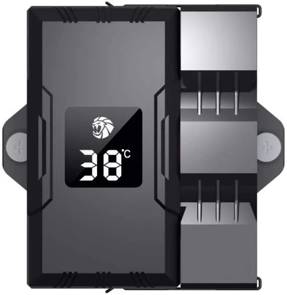Gamemax CPU Air Cooler | GAMMA 90 DIGITAL BK | Juodas