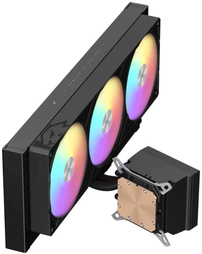 Gamemax CPU Liquid Cooler | GLACIER 360 LCD BK | Juodas