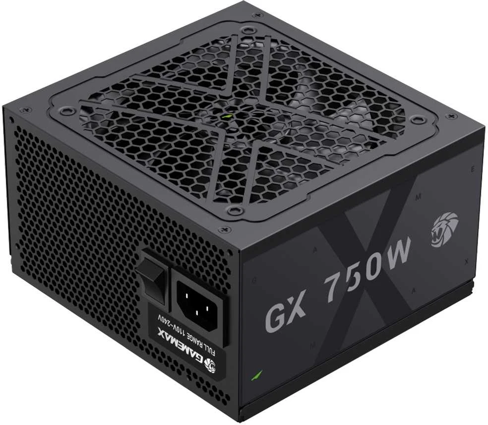 Gamemax maitinimo blokas | GX 750GF | 750 W | Auksinis | Pilnai modulinis