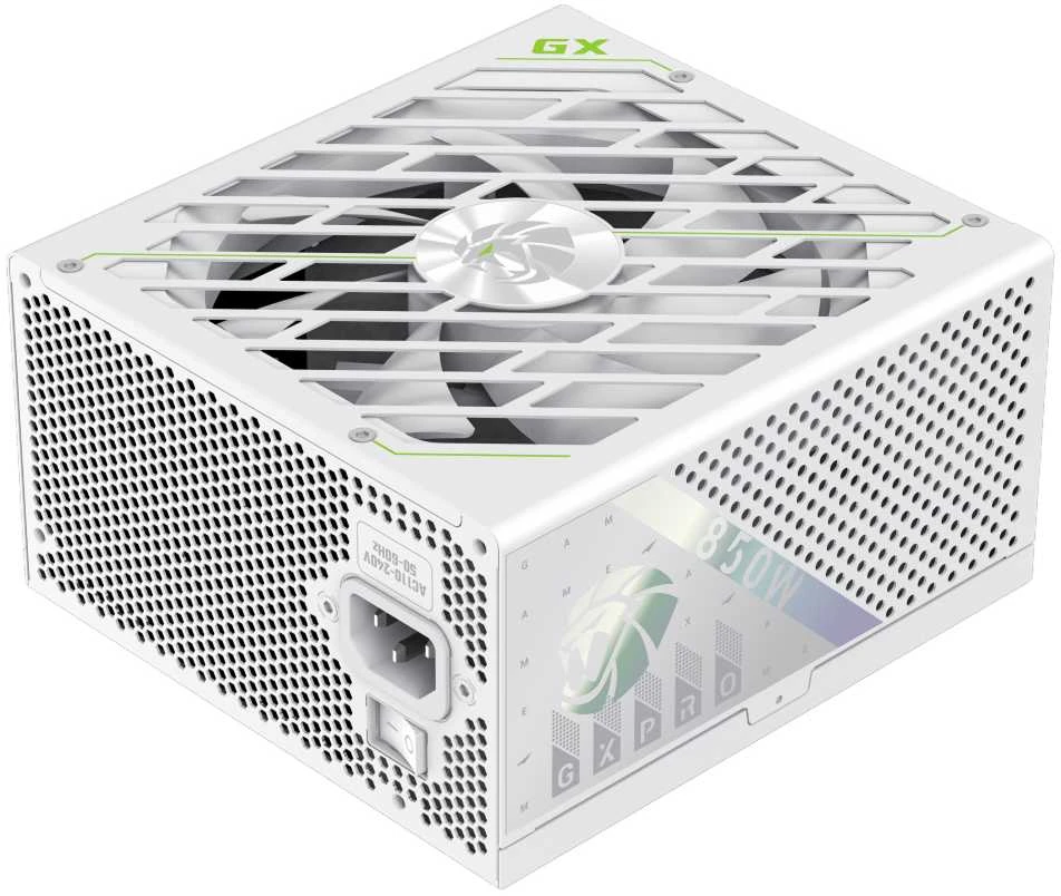 „Gamemax“ maitinimo blokas | GX PRO 850G WH | 850 W | Auksinis | Modulinis