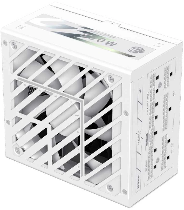 Gamemax PSU | GZ 850G WH | 850 W | Gold | Baltas | Full Modular