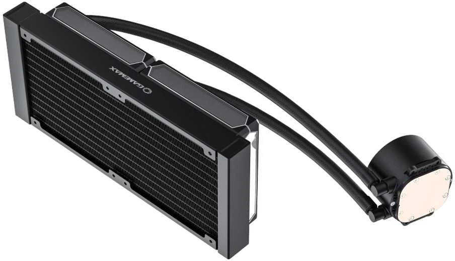 Gamemax CPU Liquid Cooler | ICEBURG 240 DIGITAL BK | Juodas