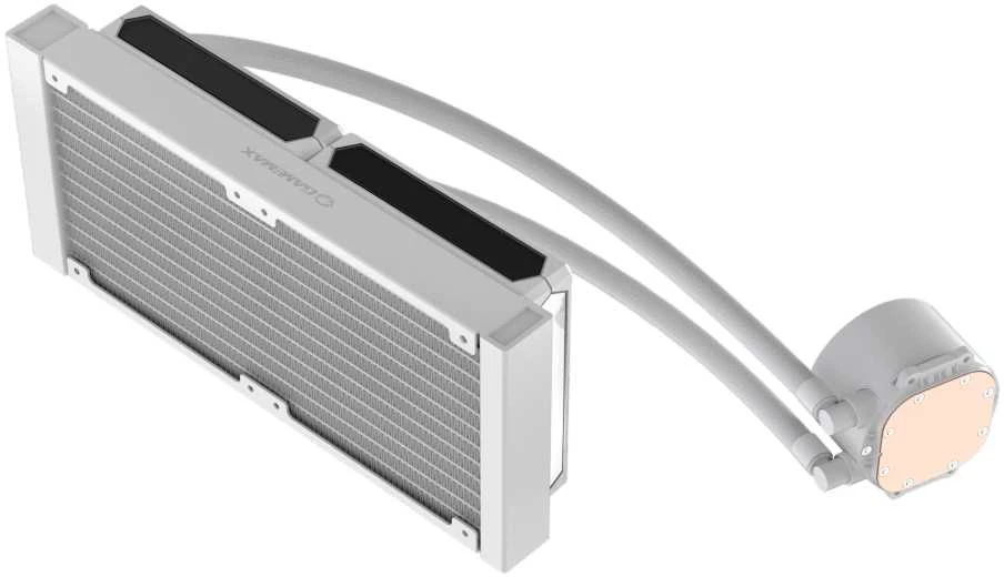 Gamemax CPU Liquid Cooler | ICEBURG 240 DIGITAL WH | Baltas