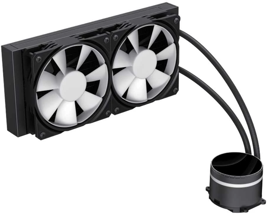 Gamemax CPU Liquid Cooler | ICEBURG 240 INFINITY | Juodas