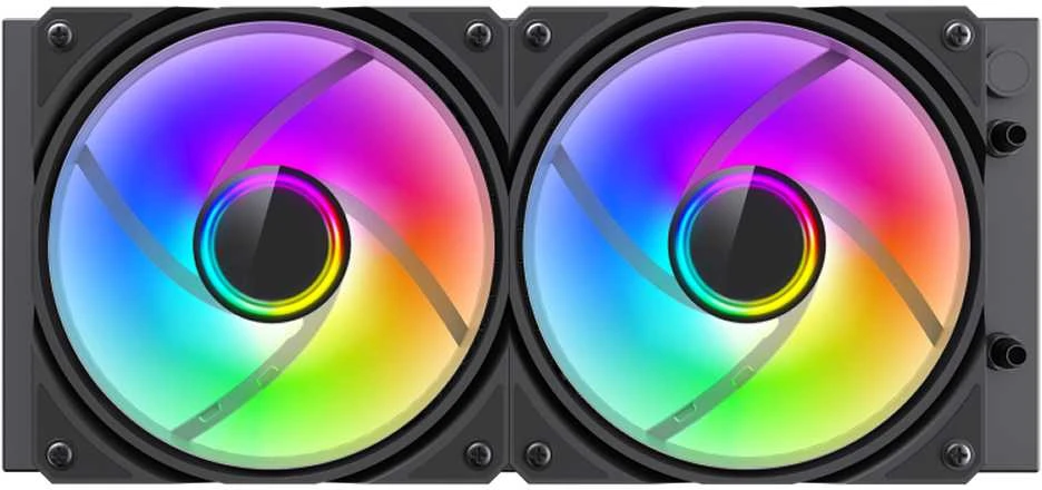 Gamemax CPU Liquid Cooler | ICEBURG 240 INFINITY | Juodas