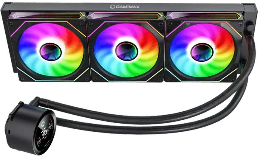 Gamemax CPU Liquid Cooler | ICEBURG 360 DIGITAL BK | Juodas