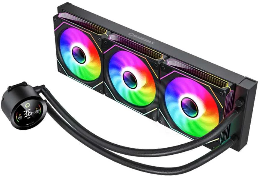 Gamemax CPU Liquid Cooler | ICEBURG 360 DIGITAL BK | Juodas