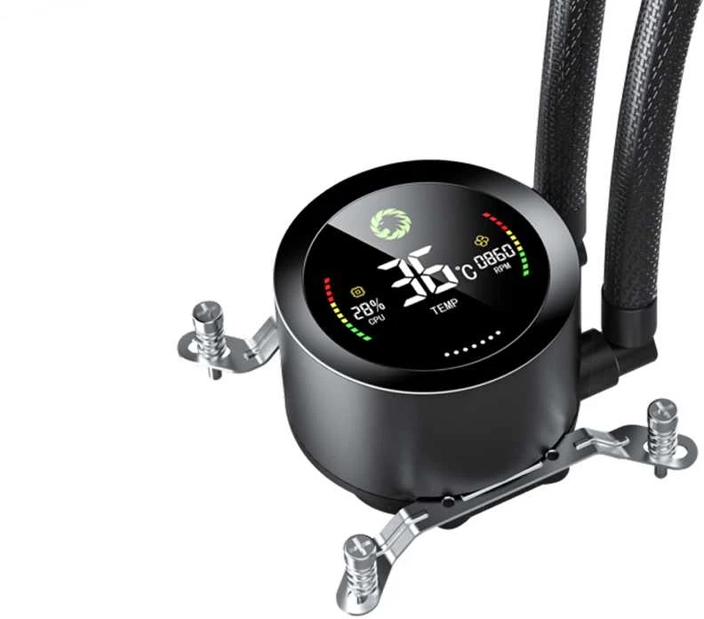 Gamemax CPU Liquid Cooler | ICEBURG 360 DIGITAL BK | Juodas