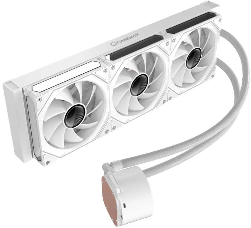 Gamemax CPU Liquid Cooler | ICEBURG 360 DIGITAL WH | Baltas