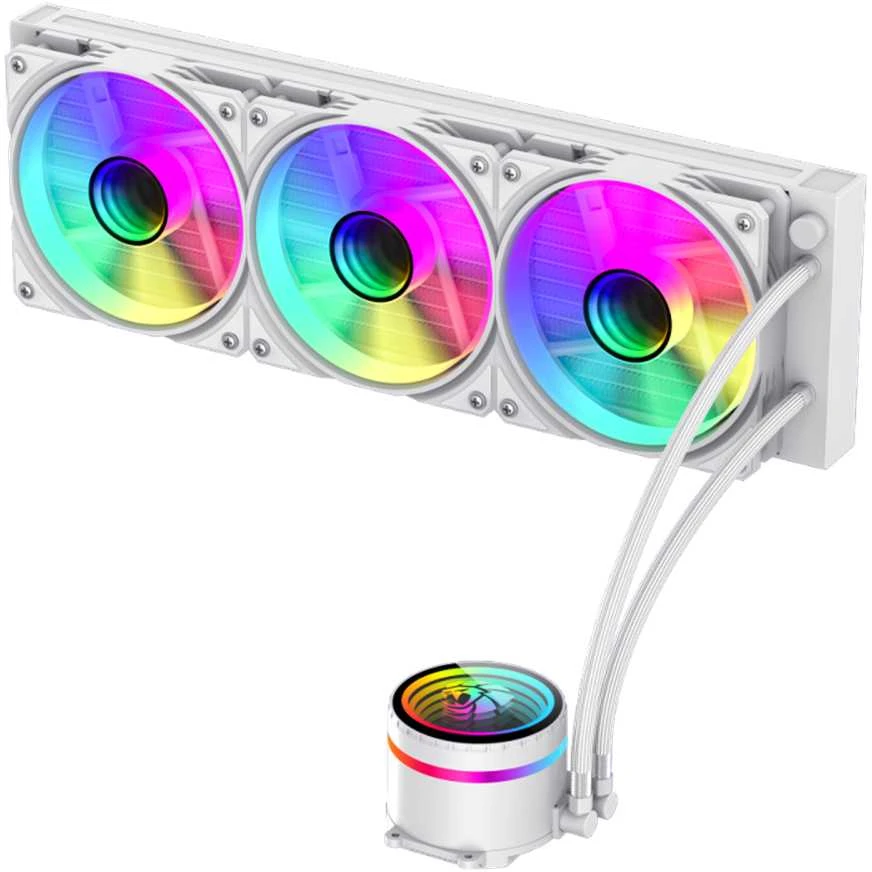 Gamemax CPU Liquid Cooler | ICEBURG 360 INFINITY WH | Baltas