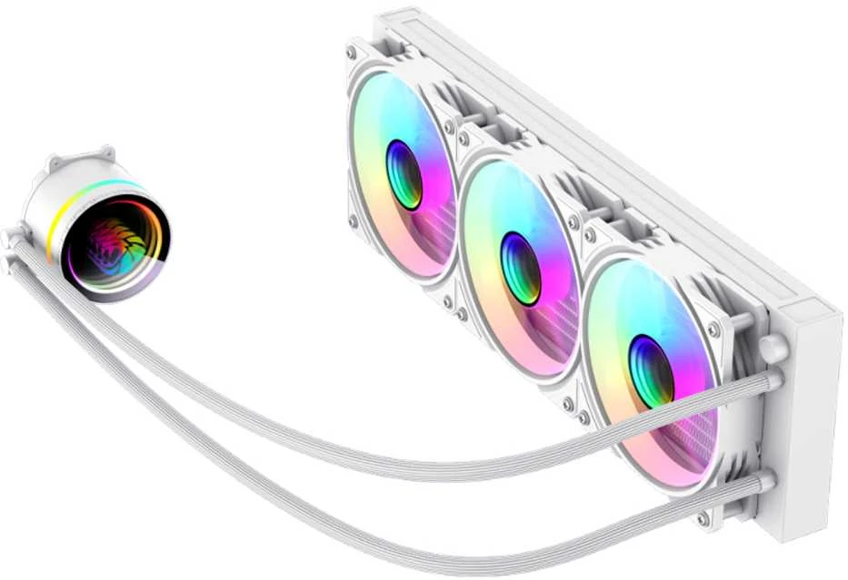 Gamemax CPU Liquid Cooler | ICEBURG 360 INFINITY WH | Baltas