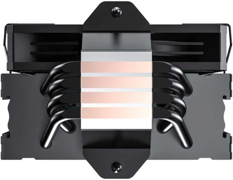 Gamemax CPU Air Cooler | SIGMA 520 DIGITAL BK | Juodas