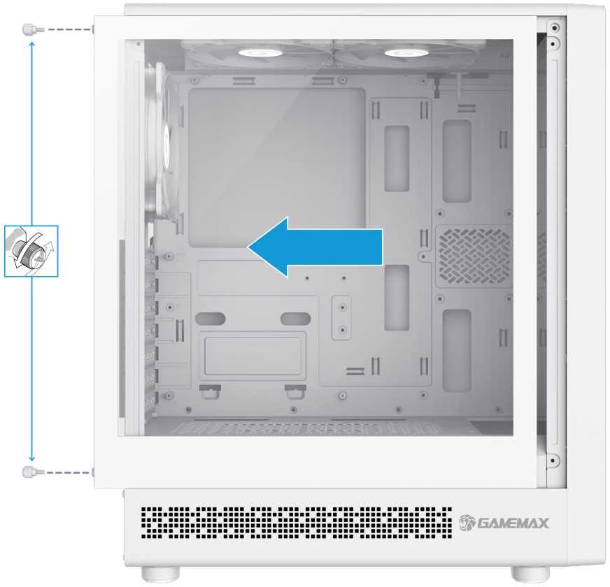 Gamemax Case | STORM 2 AW | ATX