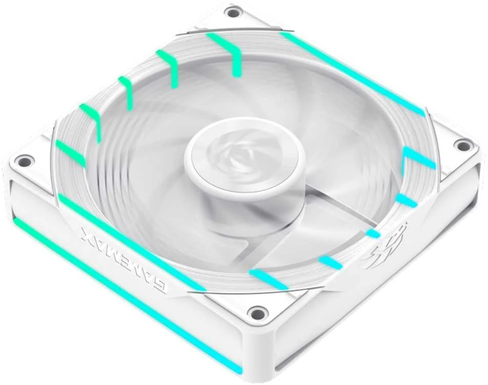 „Gamemax“ korpuso ventiliatorius | TORNADO T12 ARGB-RW | Baltas