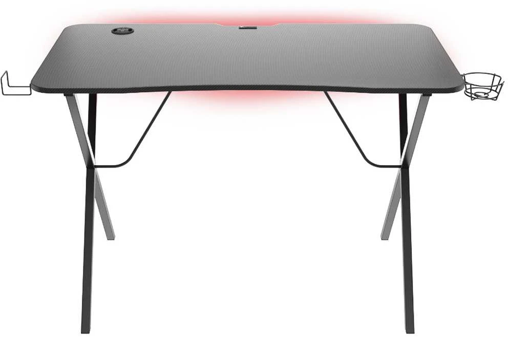 Žaidimų stalas Genesis Holm 200 RGB Gaming Desk, su pašvietimu