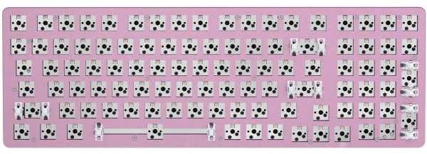 Glorious GMMK 2 Full-Size Klaviatūra - Barebone, ANSI išdėstymas, pink