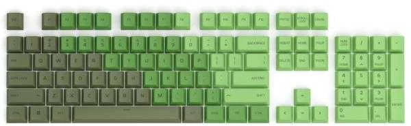 Klaviatūra „Glorious PC Gaming Race GPBT Keycaps“ – alyvuogių, 114 vnt. ANSI