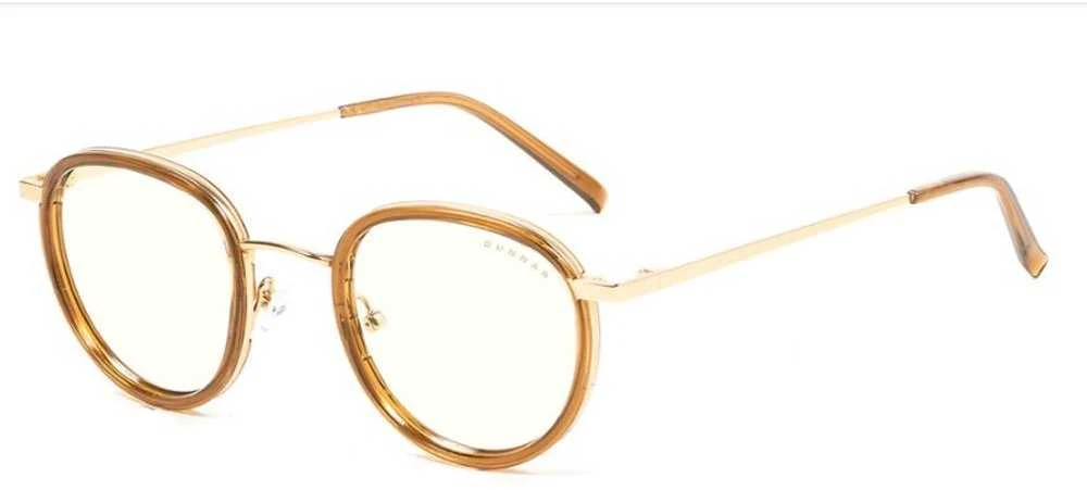 GUNNAR Optiks Atherton kompiuterio akiniai - skaidrūs lęšiai, auksiniai