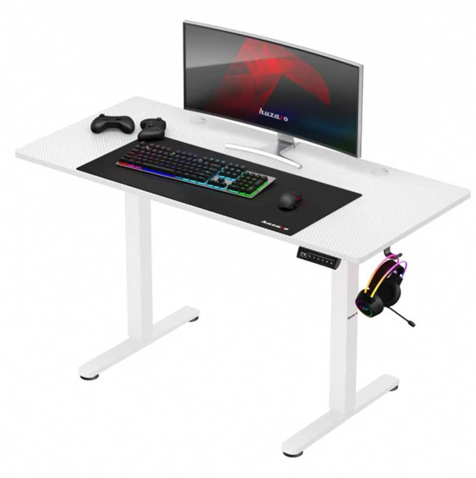 Žaidimų stalas Huzaro Hero 8.2, Baltos spalvos