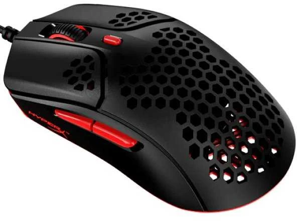 Žaidimų pelė HyperX Pulsefire Haste, Juoda/Raudona