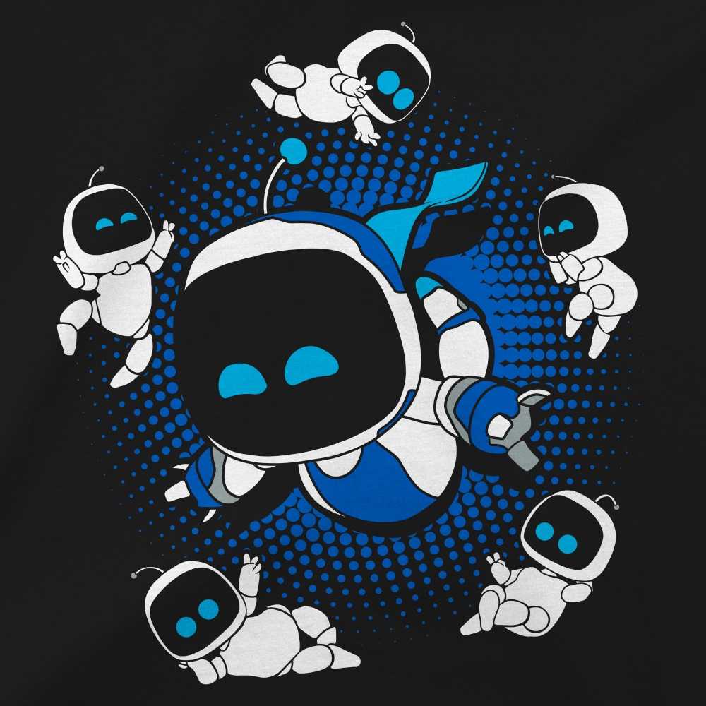 Jinx ASTRO'S PLAYROOM - Bot Party Premium T-shirt Juodas, L