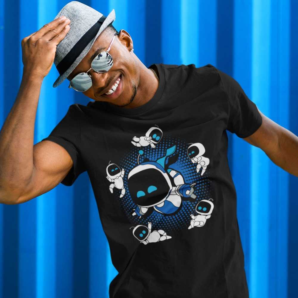 Jinx ASTRO'S PLAYROOM - Bot Party Premium T-shirt Juodas, L