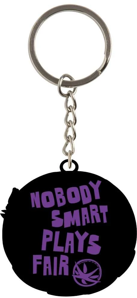 Jinx The Witcher - Nobody Smart Plays Fair Keychain