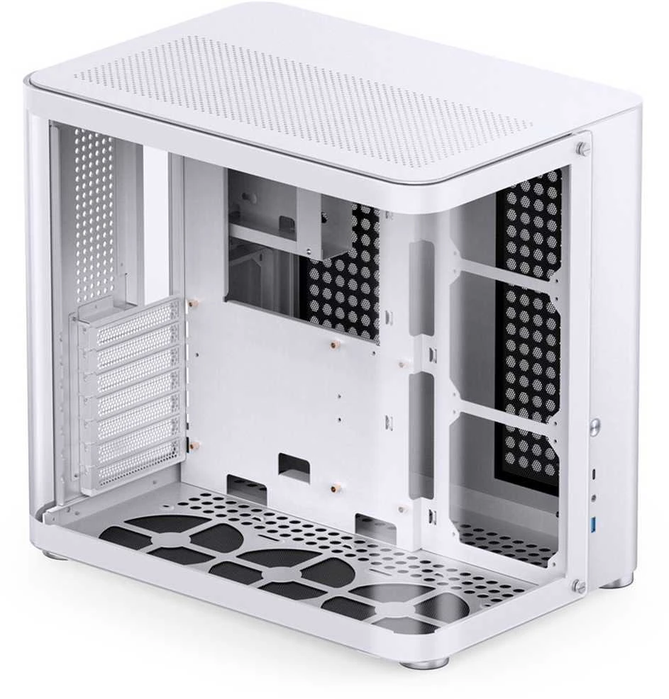 Jonsbo TK-2 2.0 Midi-Tower, Tempered Glass – baltos spalvos