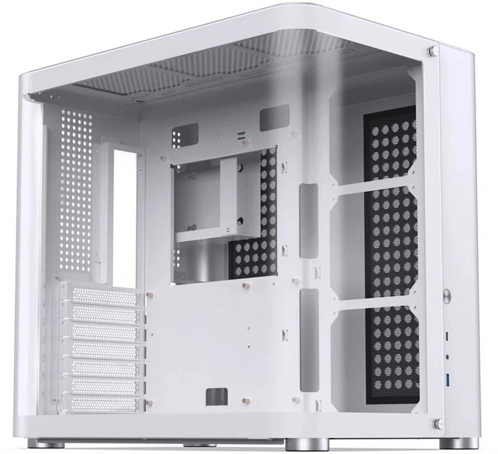 Jonsbo TK-2 2.0 Midi-Tower, Tempered Glass – baltos spalvos