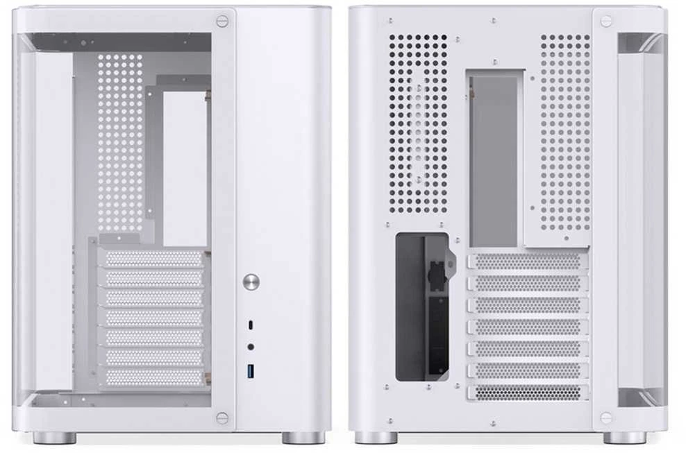 Jonsbo TK-2 2.0 Midi-Tower, Tempered Glass – baltos spalvos