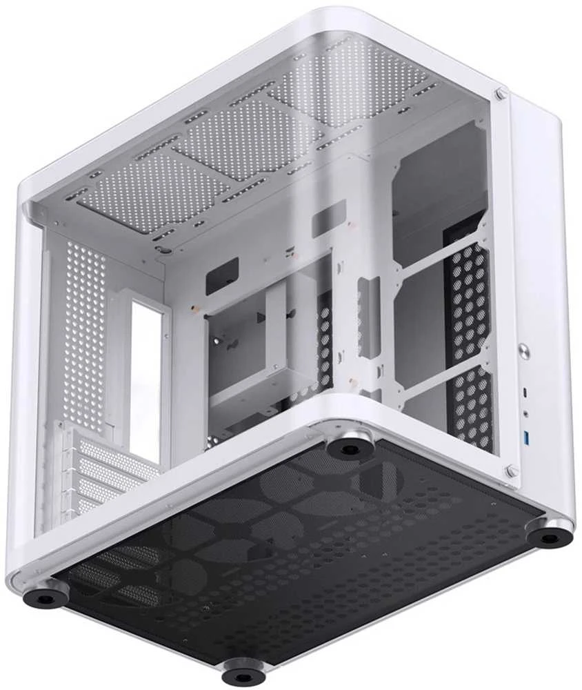 Jonsbo TK-2 2.0 Midi-Tower, Tempered Glass – baltos spalvos