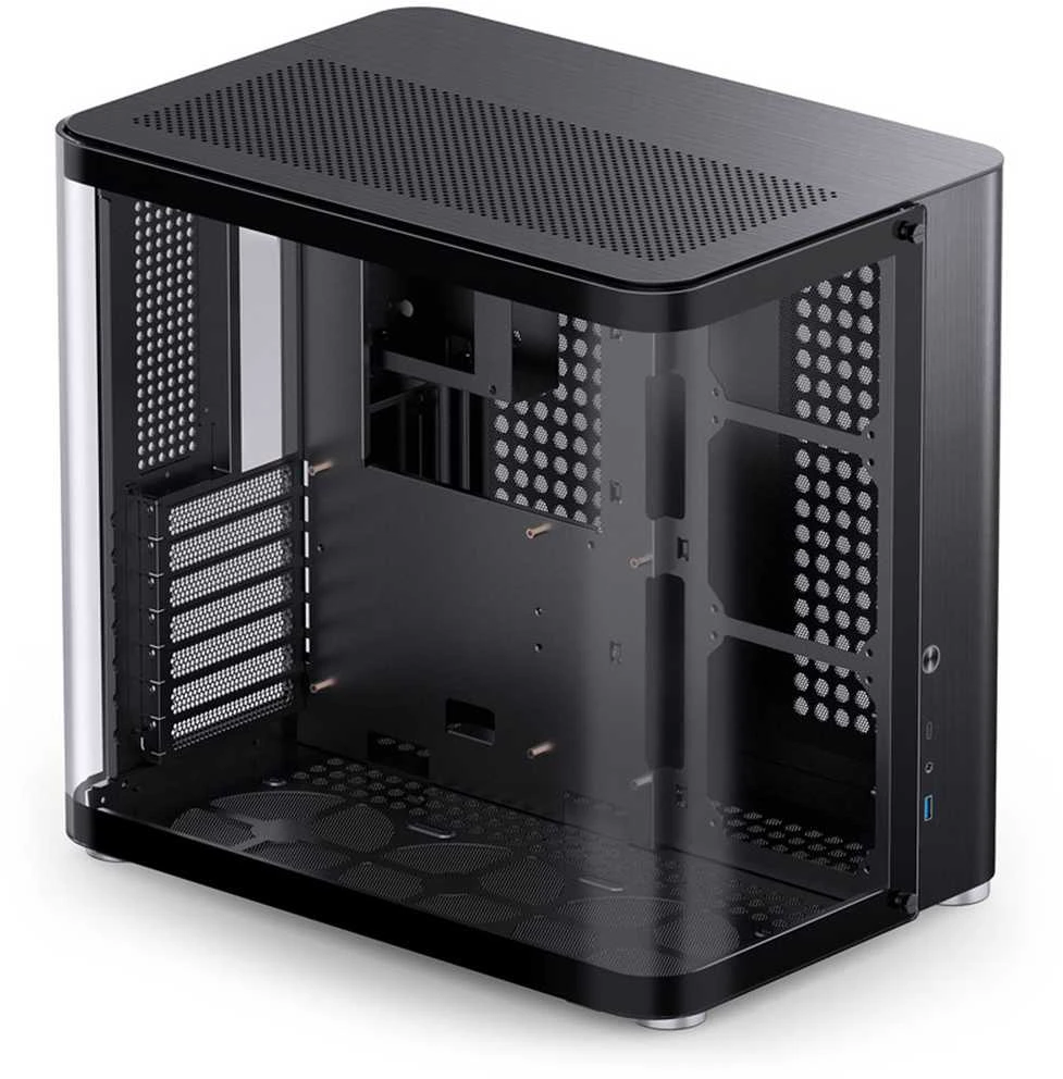 Jonsbo TK-2 2.0 Midi-Tower, Tempered Glass – juodos spalvos