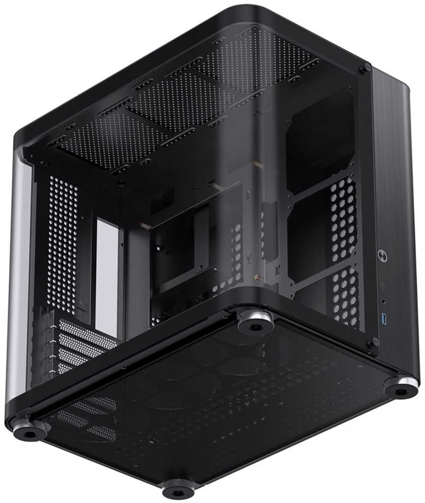 Jonsbo TK-2 2.0 Midi-Tower, Tempered Glass – juodos spalvos