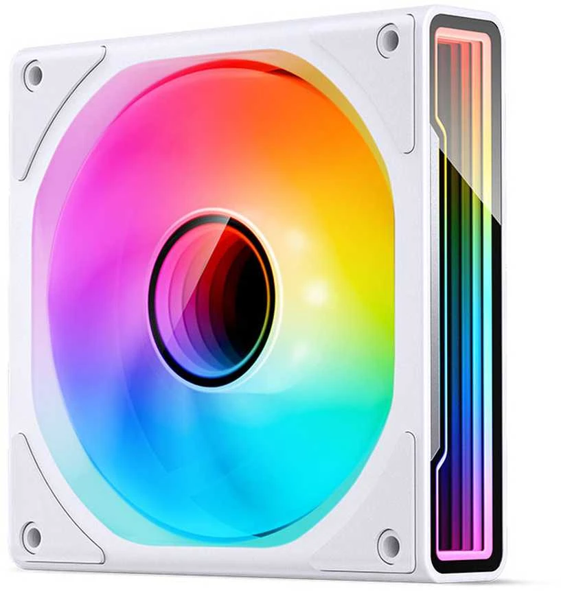 Jonsbo ZK-120W PWM korpuso ventiliatorius, A-RGB – 120mm, baltos spalvos, 3er-Pack