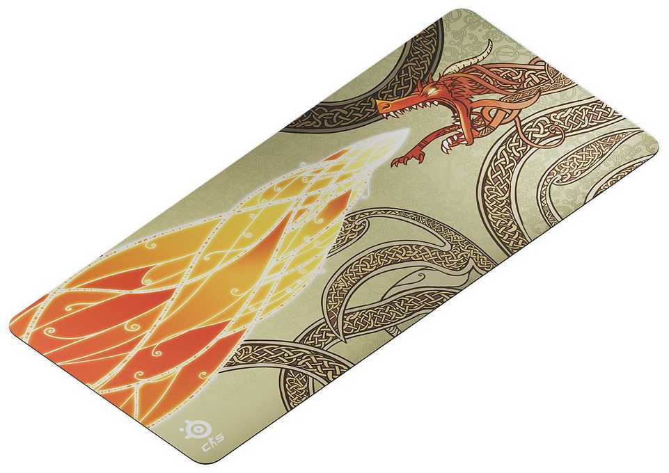 SteelSeries QCK XXL CS2 Dragon Lore pelės kilimėlis | 900x400x2mm