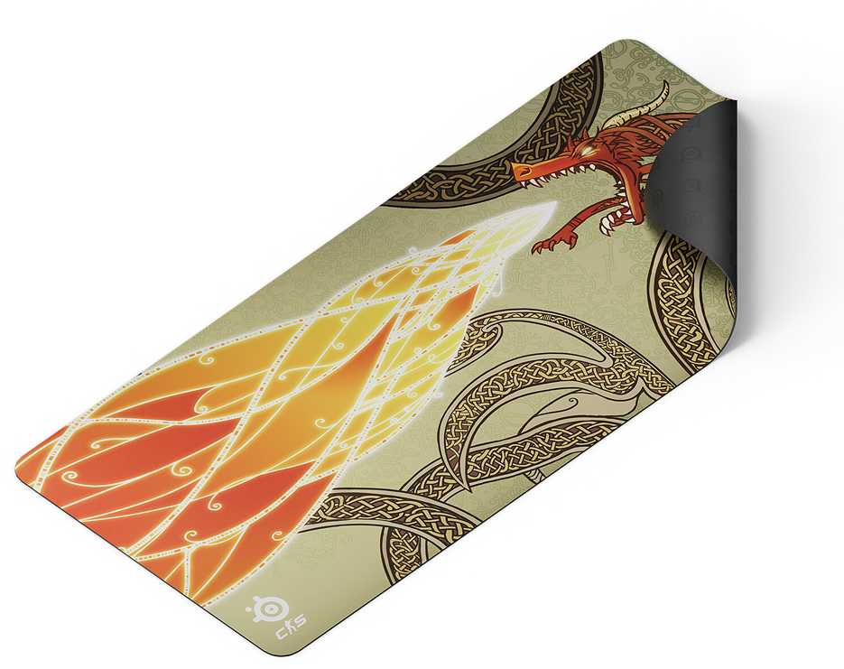 SteelSeries QCK XXL CS2 Dragon Lore pelės kilimėlis | 900x400x2mm