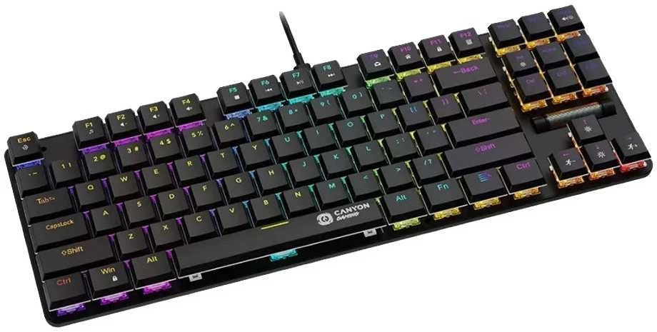 CANYON klaviatūra Cometstrike TKL GK-50 EN Laidinė